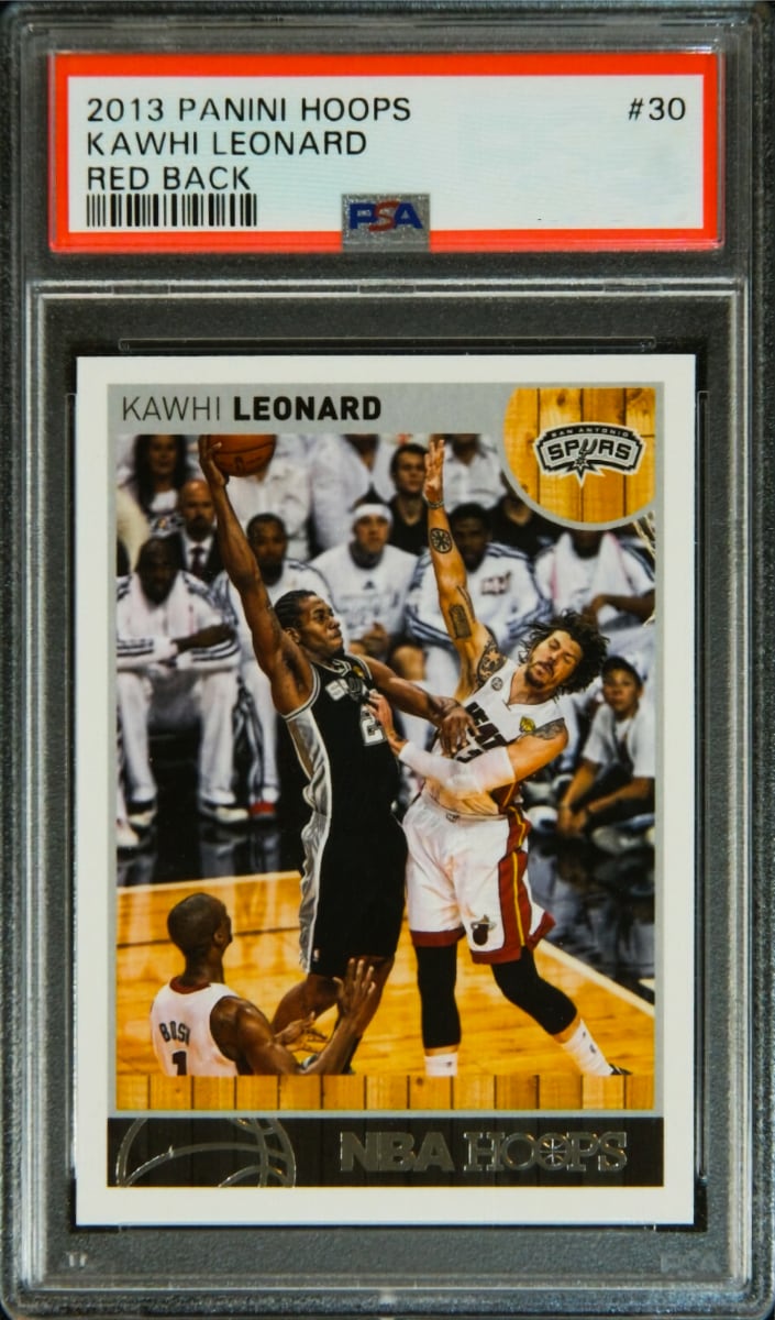 2013 Panini Hoops Basketball Red Back Kawhi Leonard #30 PSA 9