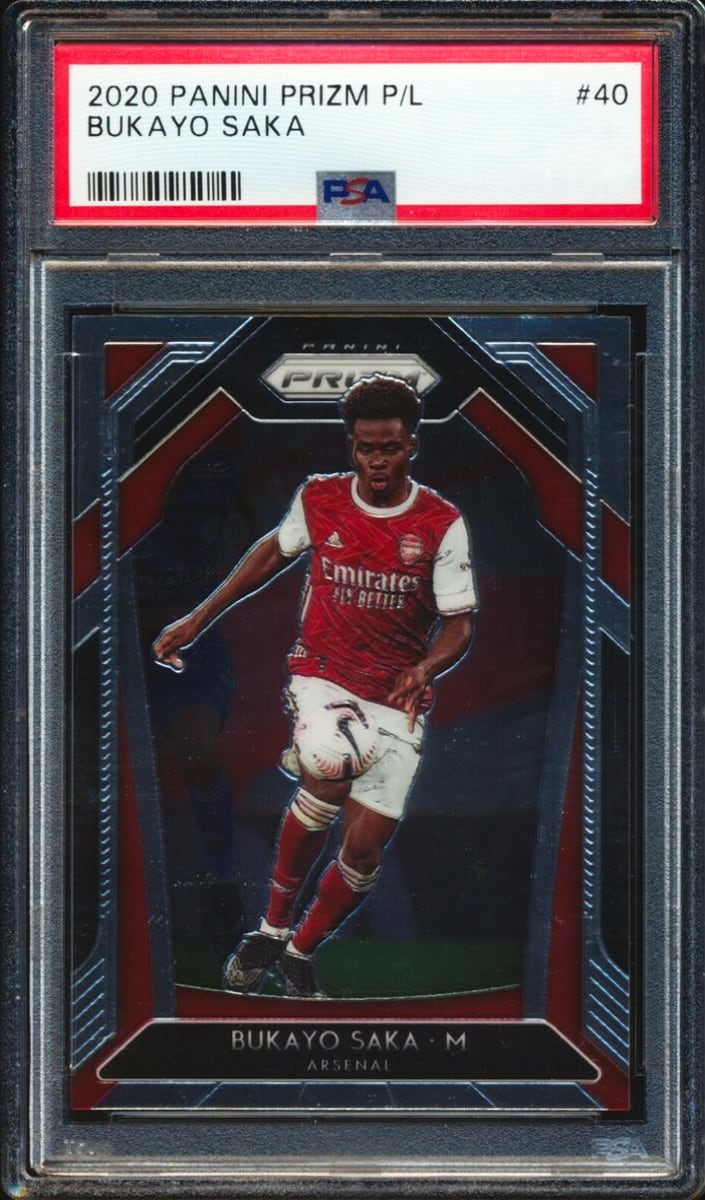 Bukayo Saka - 2020 Panini Prizm Premier League Soccer