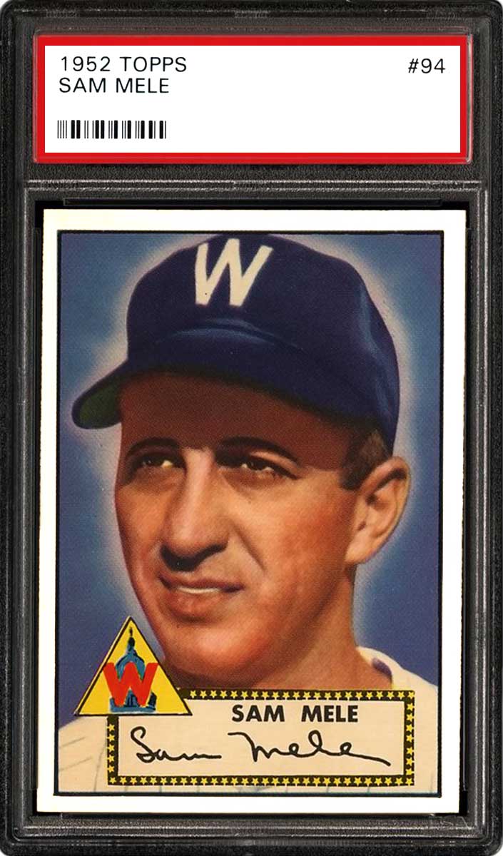 Sam Mele - 1952 Topps Baseball