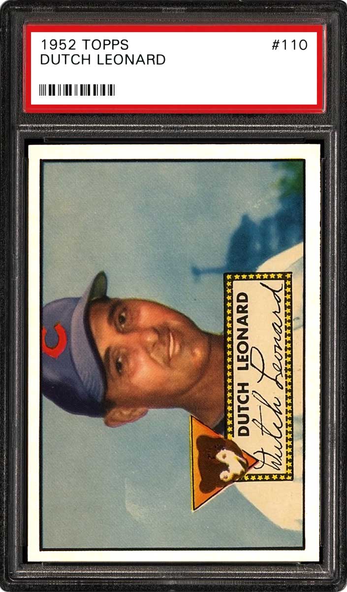 1952 Topps Baseball Emil Leonard #110 PSA 5.5