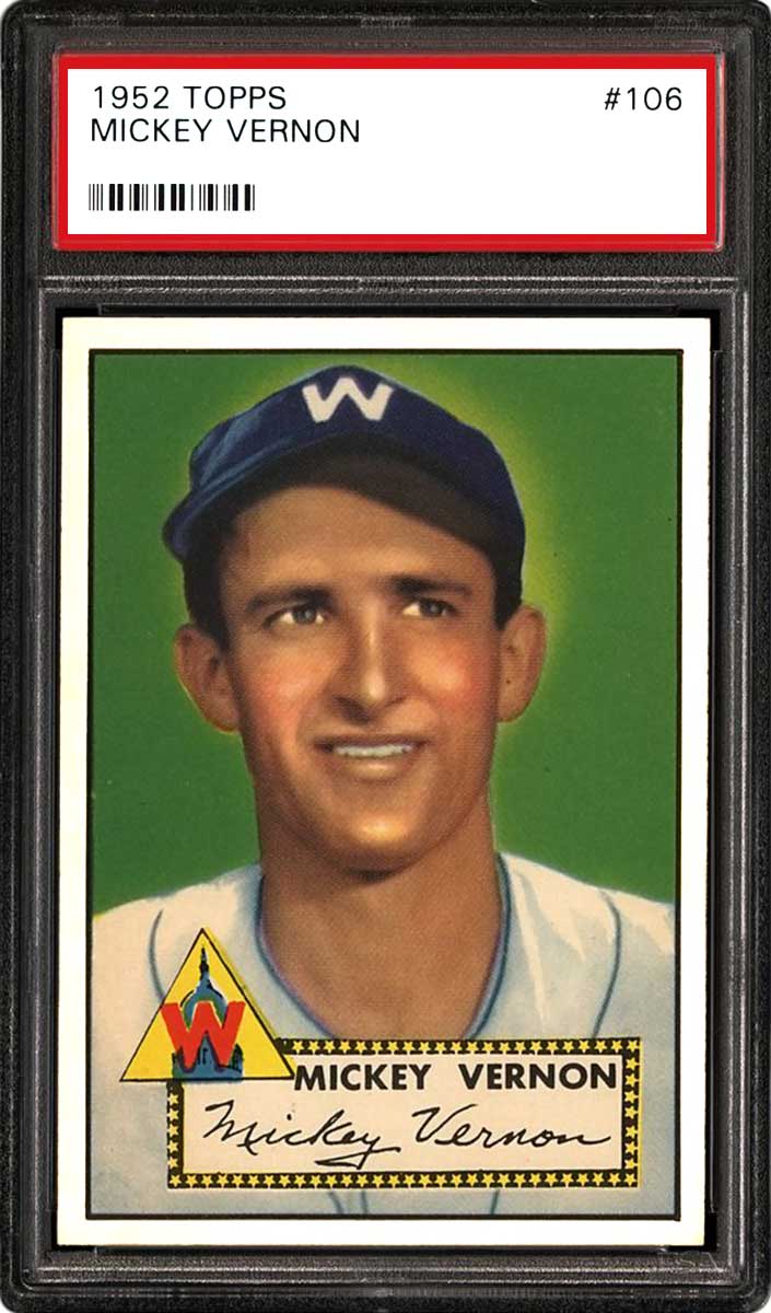 Mickey Vernon - 1952 Topps Baseball