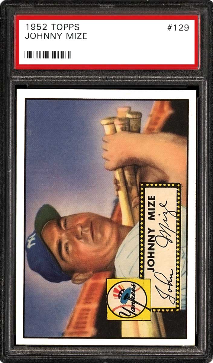 Johnny Mize - 1952 Topps Baseball
