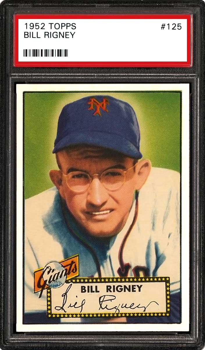 Bill Rigney - 1952 Topps Baseball