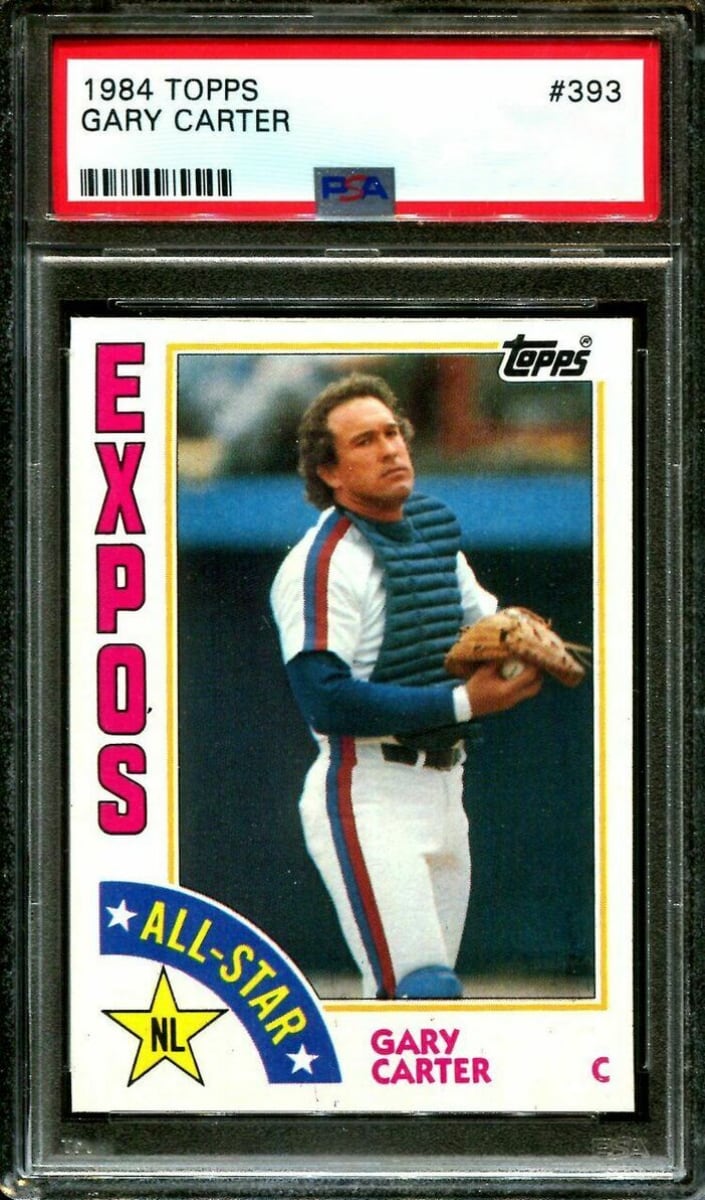 Gary Carter 1984 Topps Baseball 393 Base image