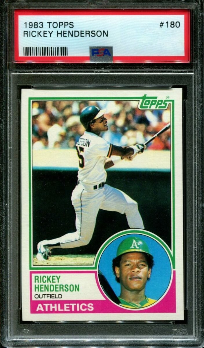 Rickey Henderson 1983 Topps Baseball