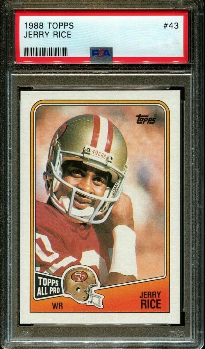 Jerry Rice 1988 Topps Football