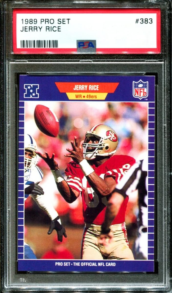Jerry Rice 1989 Pro Set Football