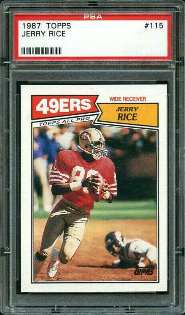 Jerry Rice 1987 Topps Football All Pro