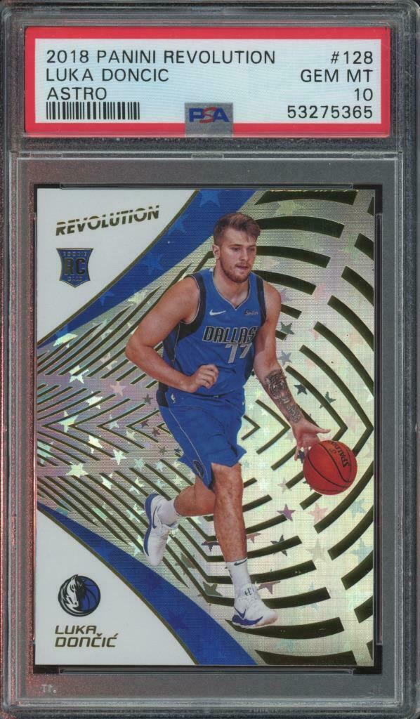 2018 Panini Revolution Basketball Astro Luka Doncic #128 PSA 10