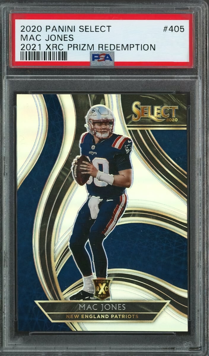 2020 Panini Select Football Mac Jones #405 PSA 10