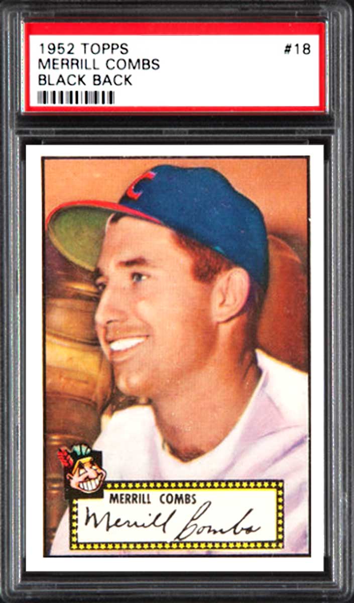 1952 Topps Baseball Merl Combs #18