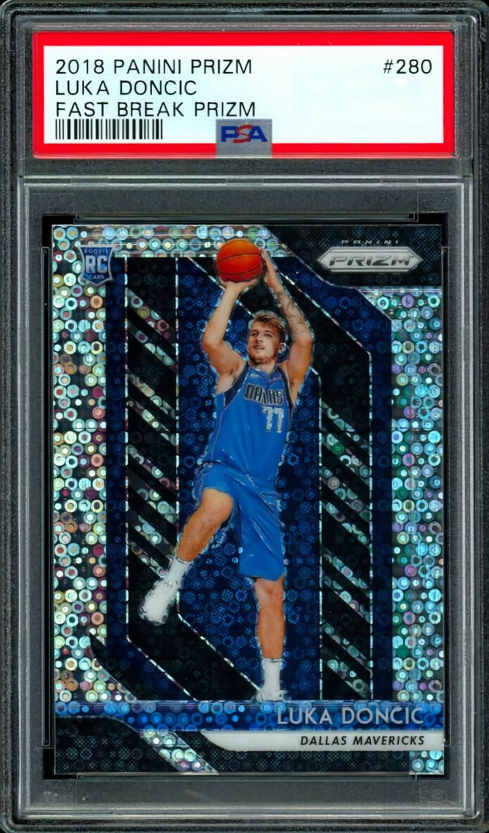 2018 Panini Prizm Basketball Fast Break Prizm Luka Doncic #280