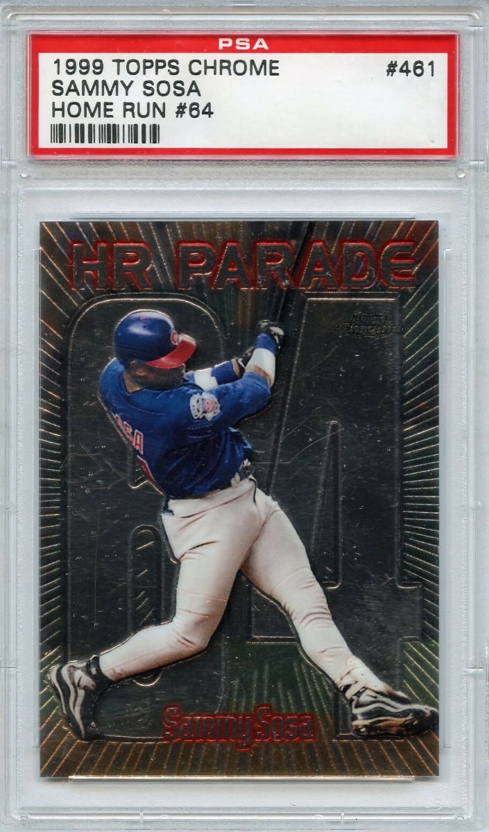 1999 Topps Chrome Baseball Sammy Sosa #461
