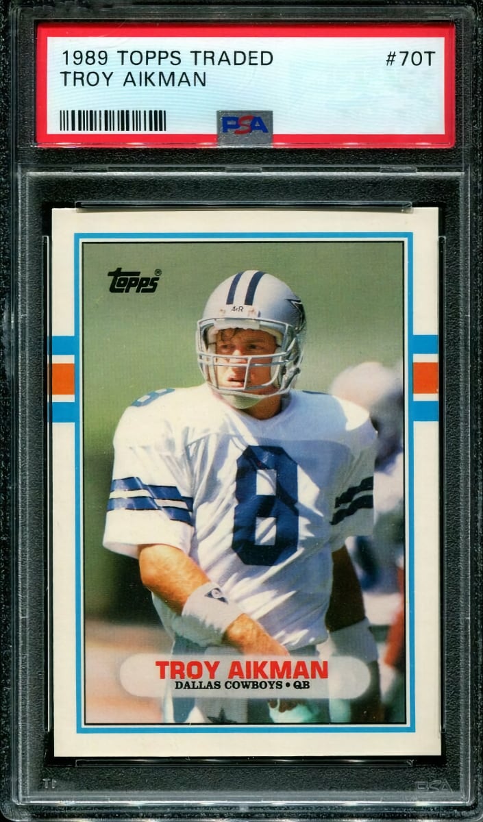 Troy Aikman 1989 Topps Traded Football