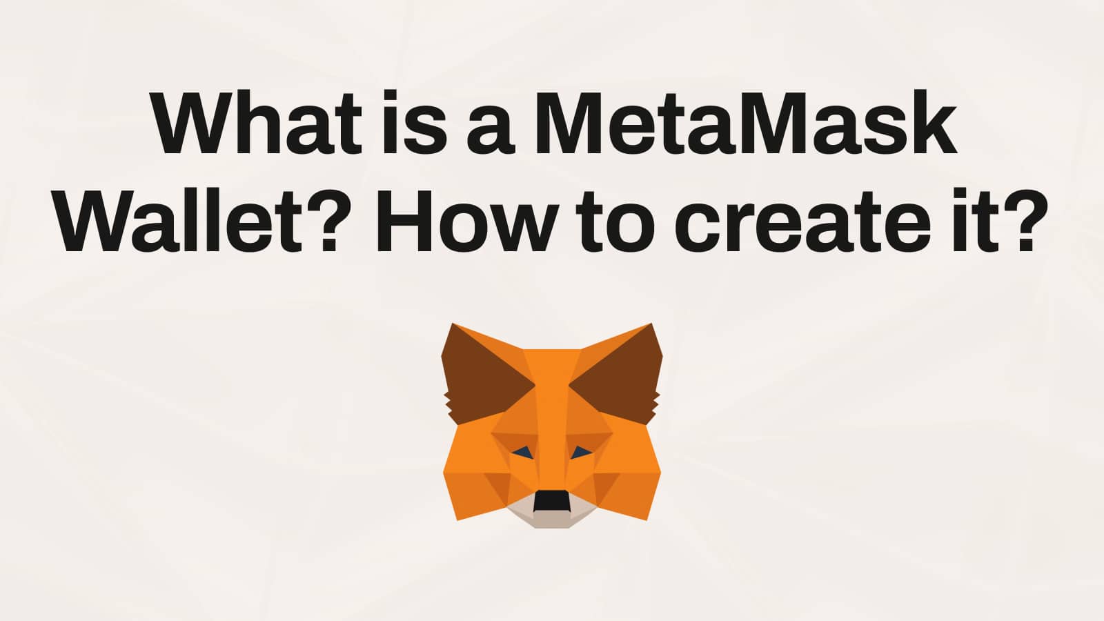 What is a MetaMask Wallet & How to Create it?
