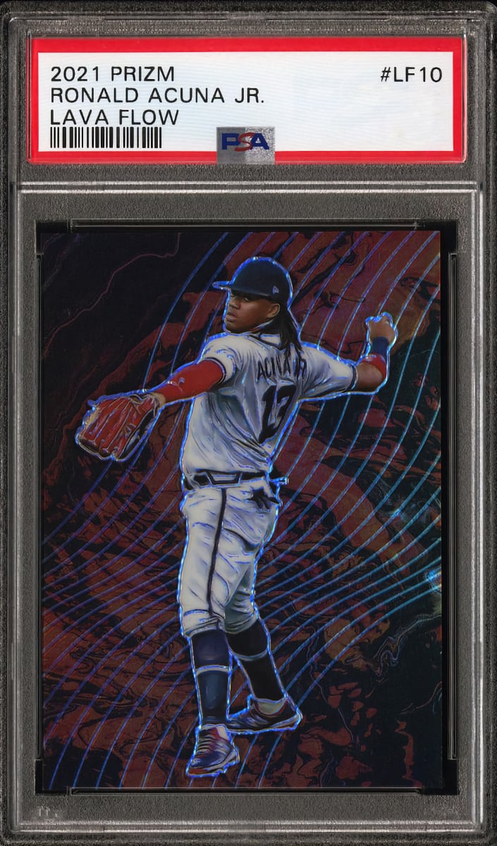 2021 Panini Prizm Baseball Ronald Acuna Jr. #LF10 PSA 9
