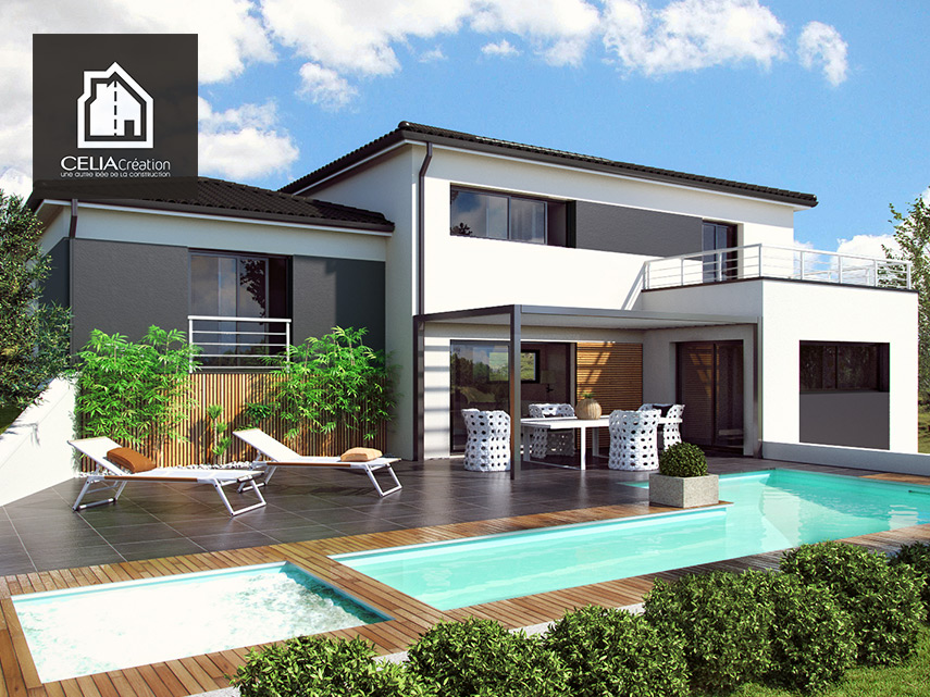 Projet de construction - Maison de 180 m² - Vigoulet-Auzil (31320)