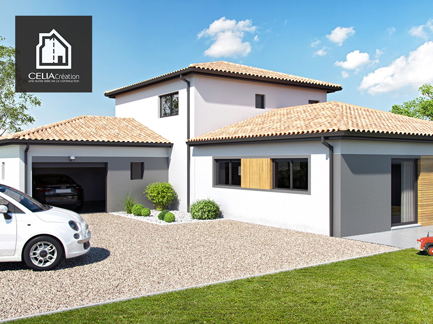 Projet de construction - Maison de 132 m² - Saint-Lys (31470)