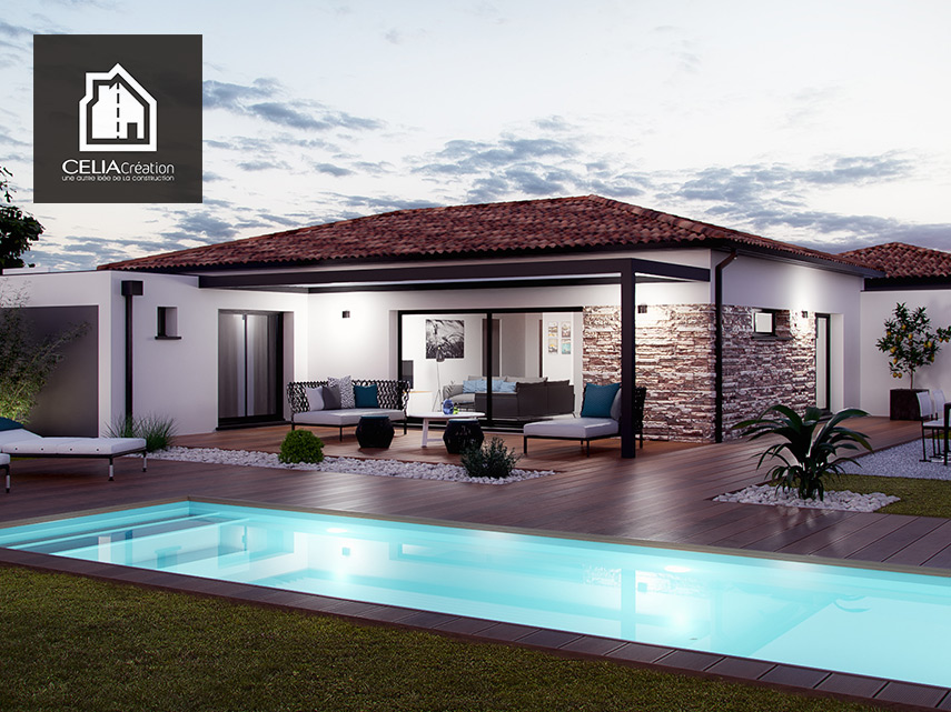 Projet de construction - Maison de 130 m² - Castelmaurou (31180)