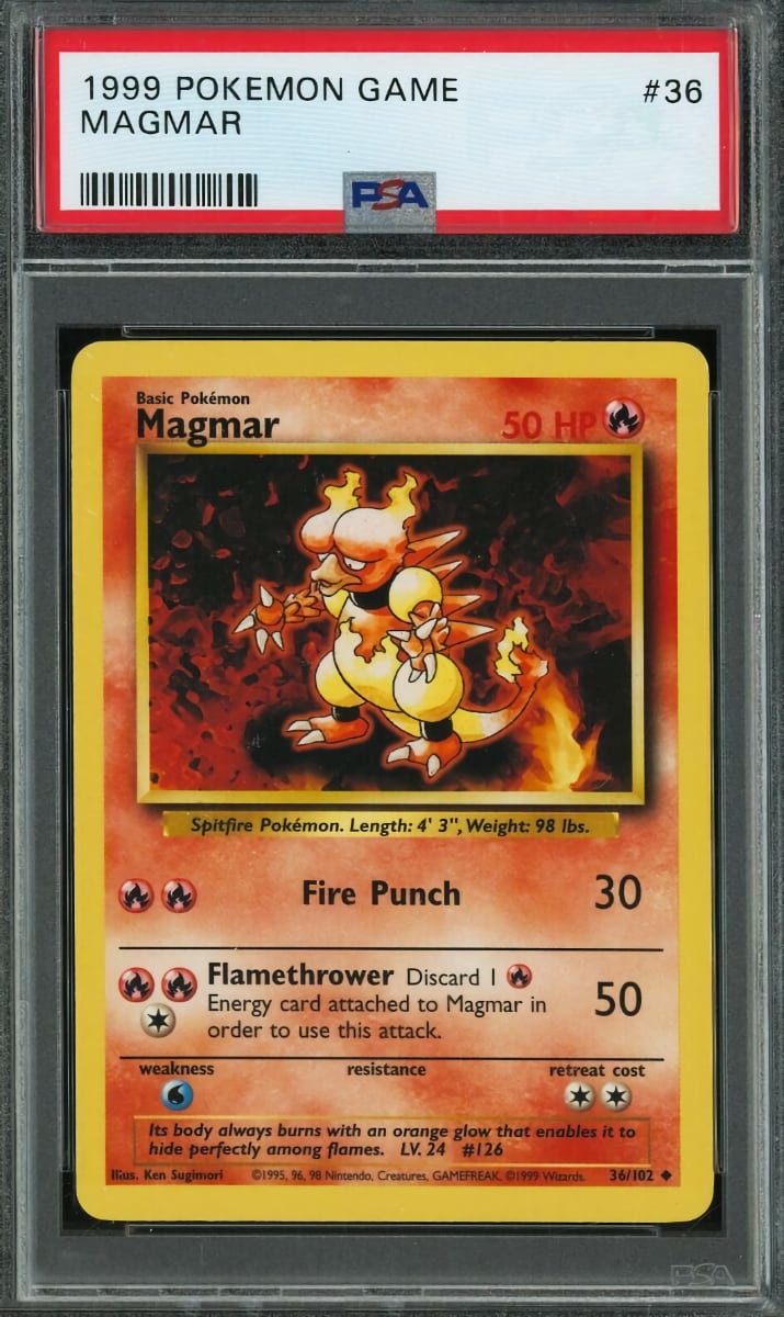 Magmar 1999 Pokemon Base Set