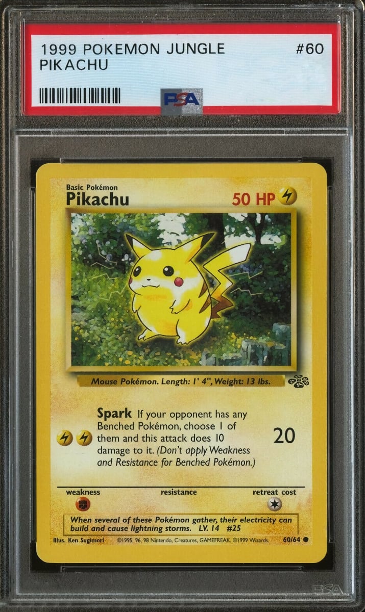 Pikachu 1999 Pokemon Jungle