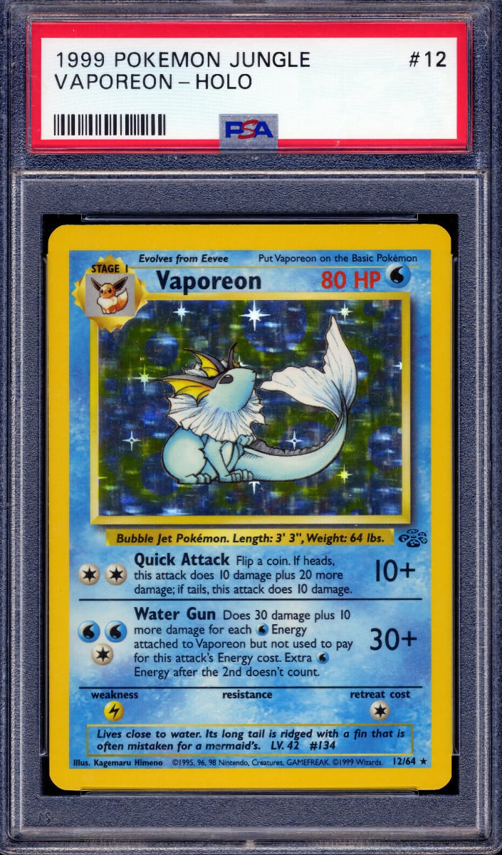 Vaporeon Holo 1999 Pokemon Jungle