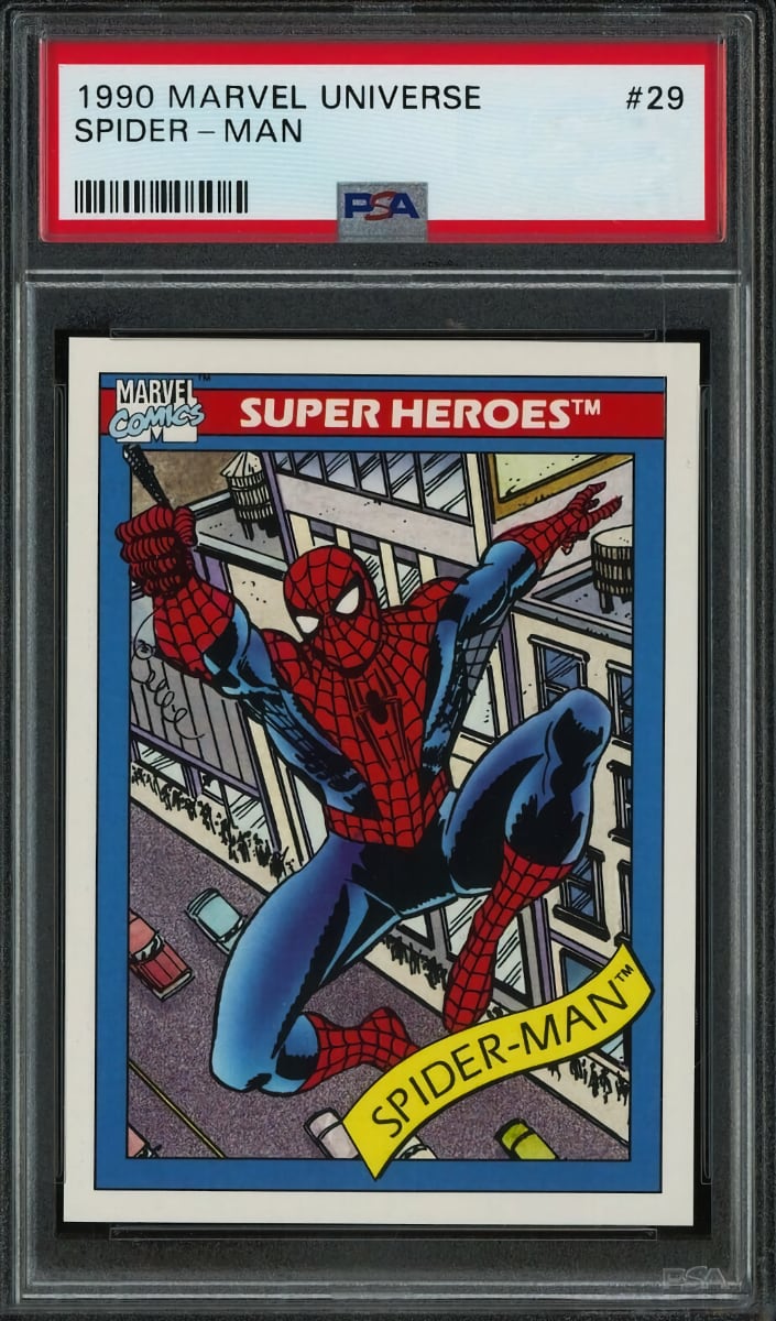 1990 Impel Marvel Universe Spider-Man #29 card