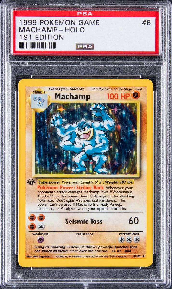 Machamp Holo 1999 Pokemon Base Set 1st Edition