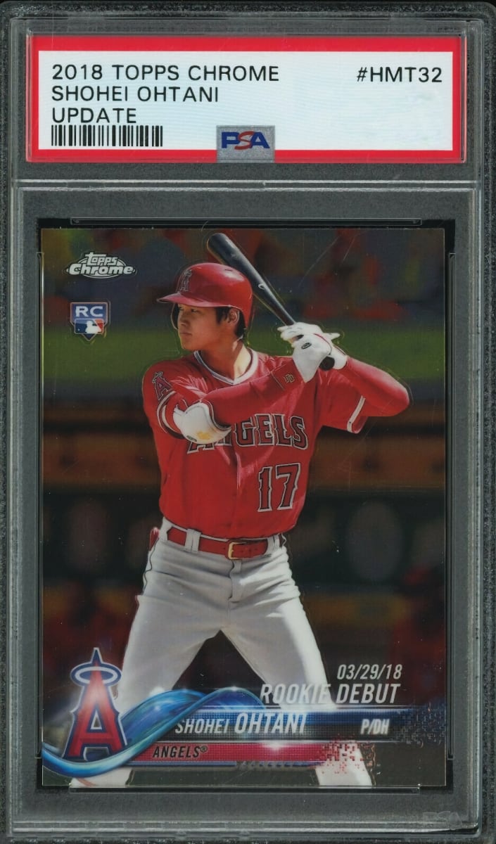 Shohei Ohtani 2018 Topps Chrome Update Baseball
