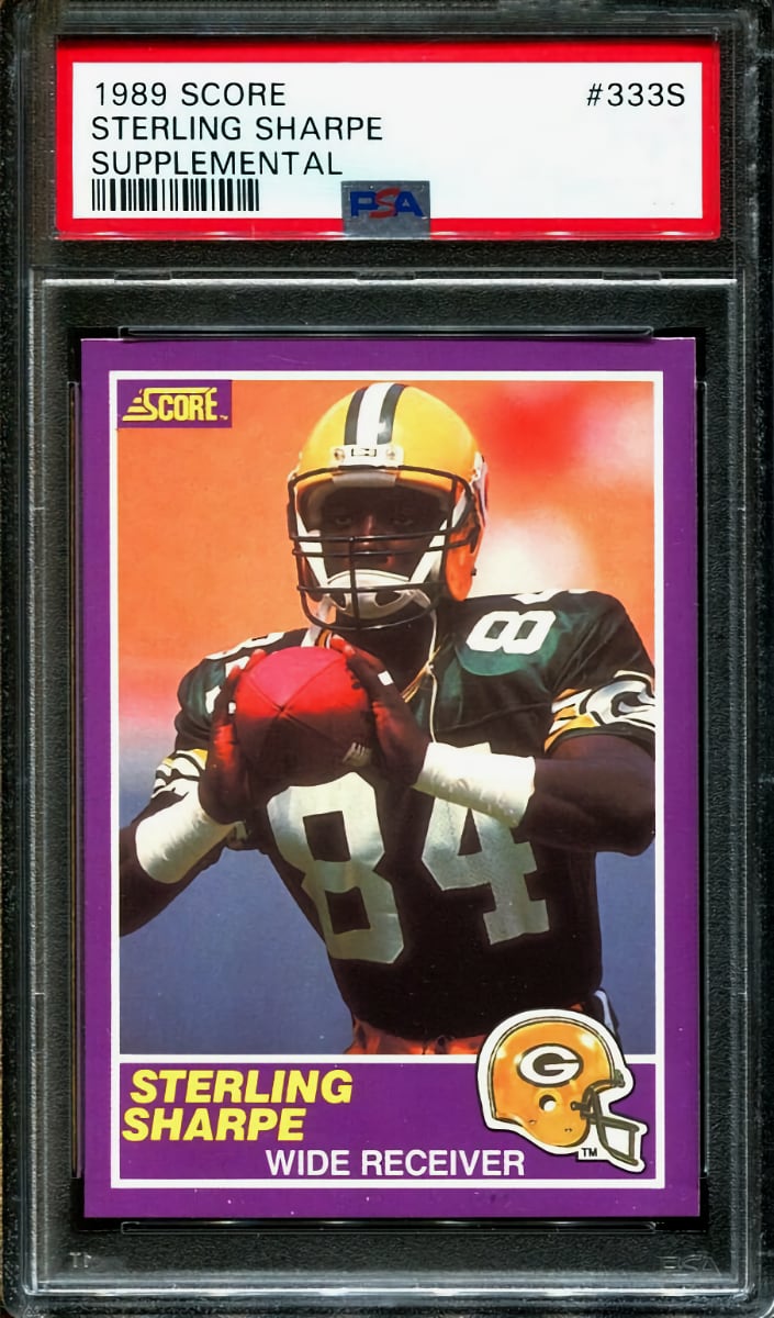 Sterling Sharpe 1989 Score Supplemental Football