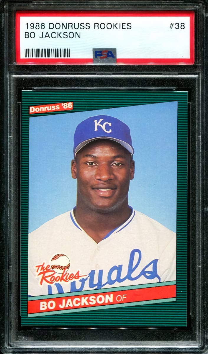 Bo Jackson 1986 Donruss Rookies Baseball