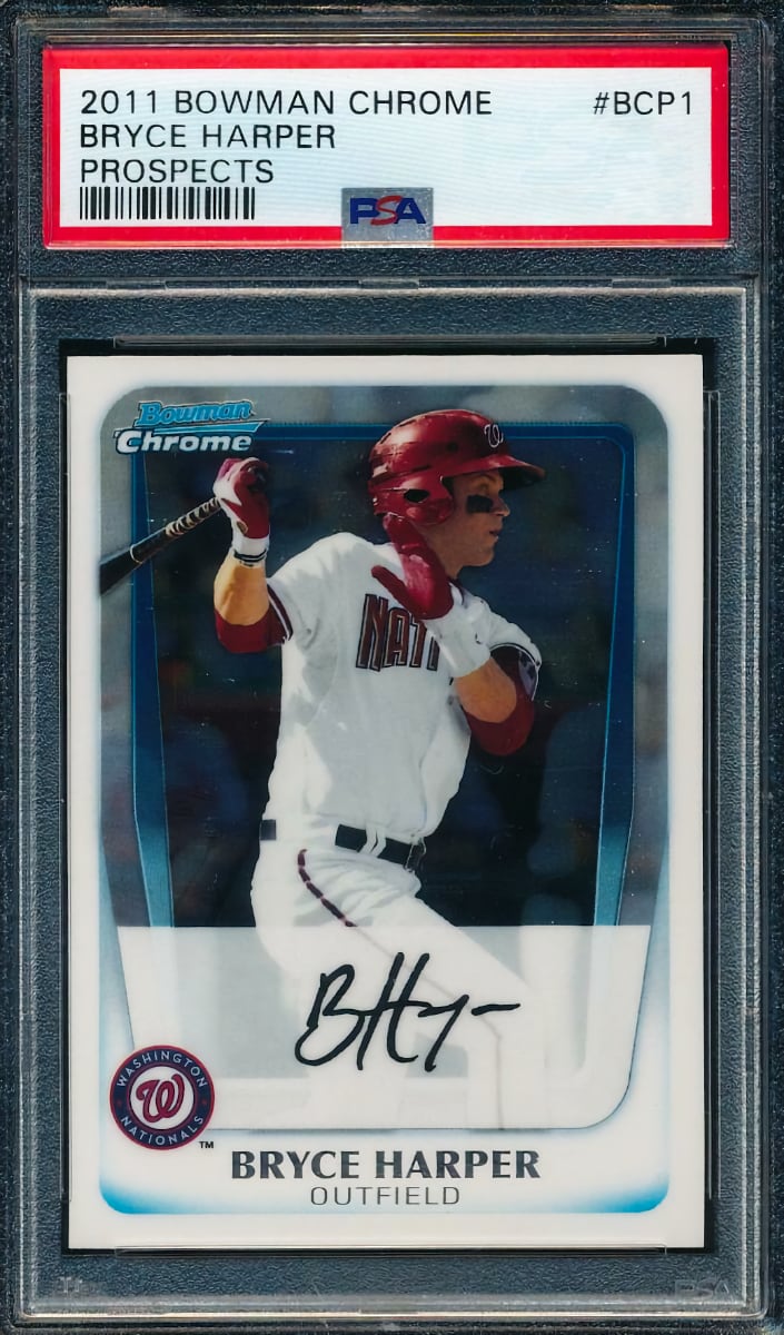Bryce Harper 2011 Bowman Chrome Prospects Baseball