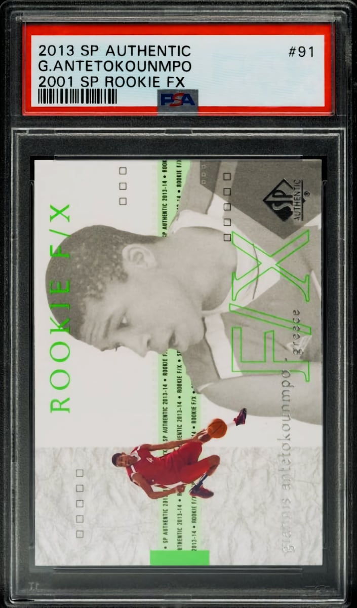 2013 SP Authentic Basketball Giannis Antetokounmpo #91 PSA 10