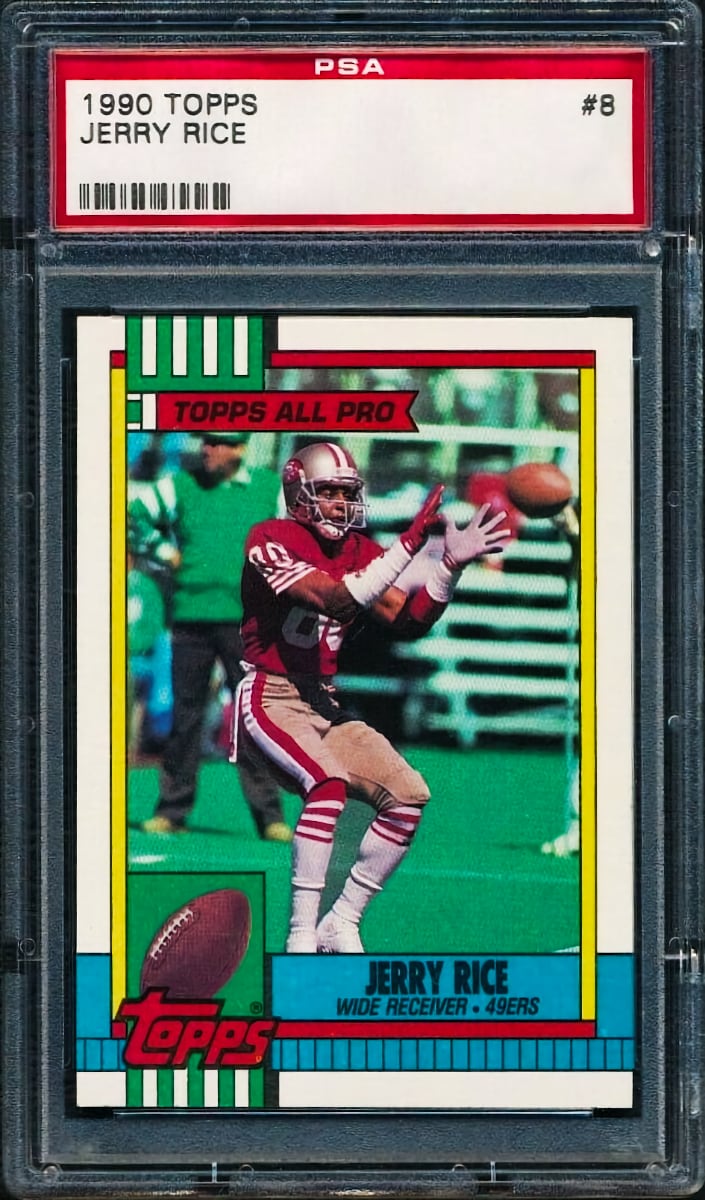 Jerry Rice 1990 Topps Football