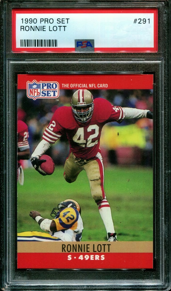 1990 Pro Set Football Ronnie Lott #291 PSA 10
