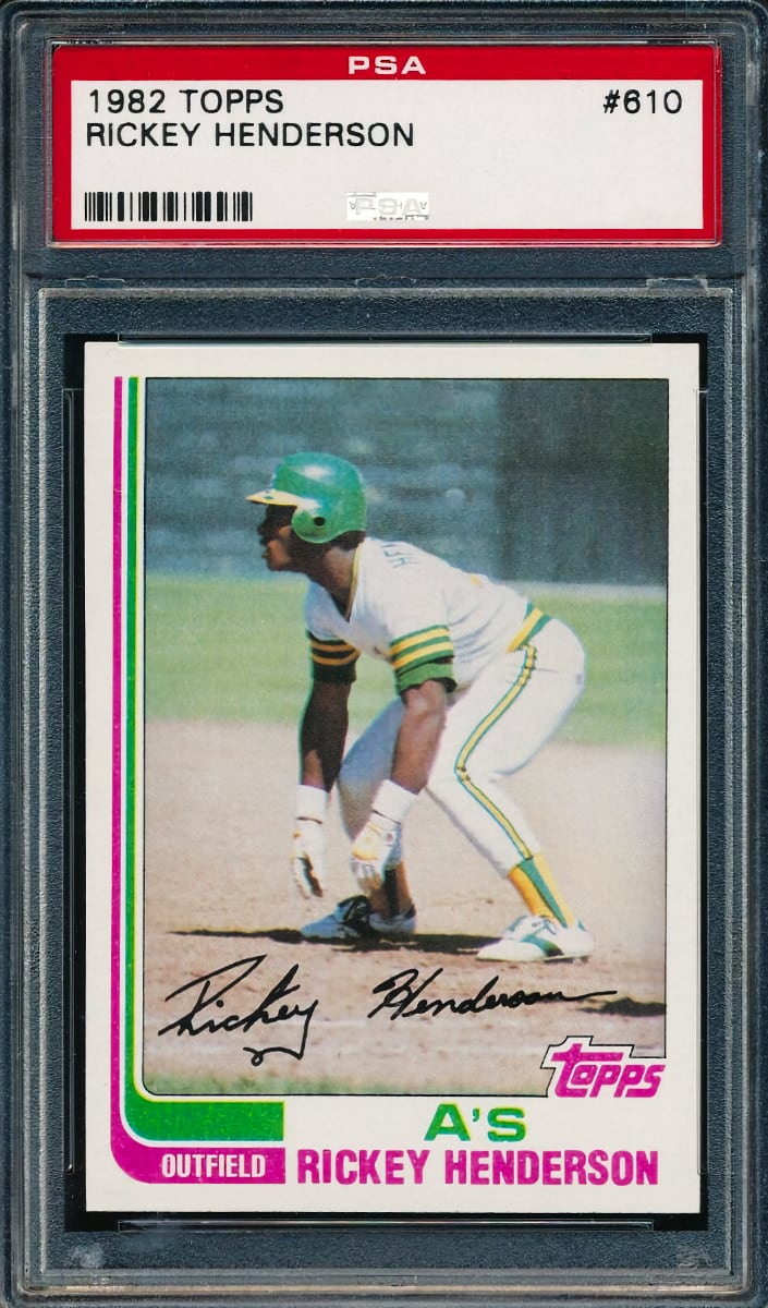 Rickey Henderson 1982 Topps Baseball