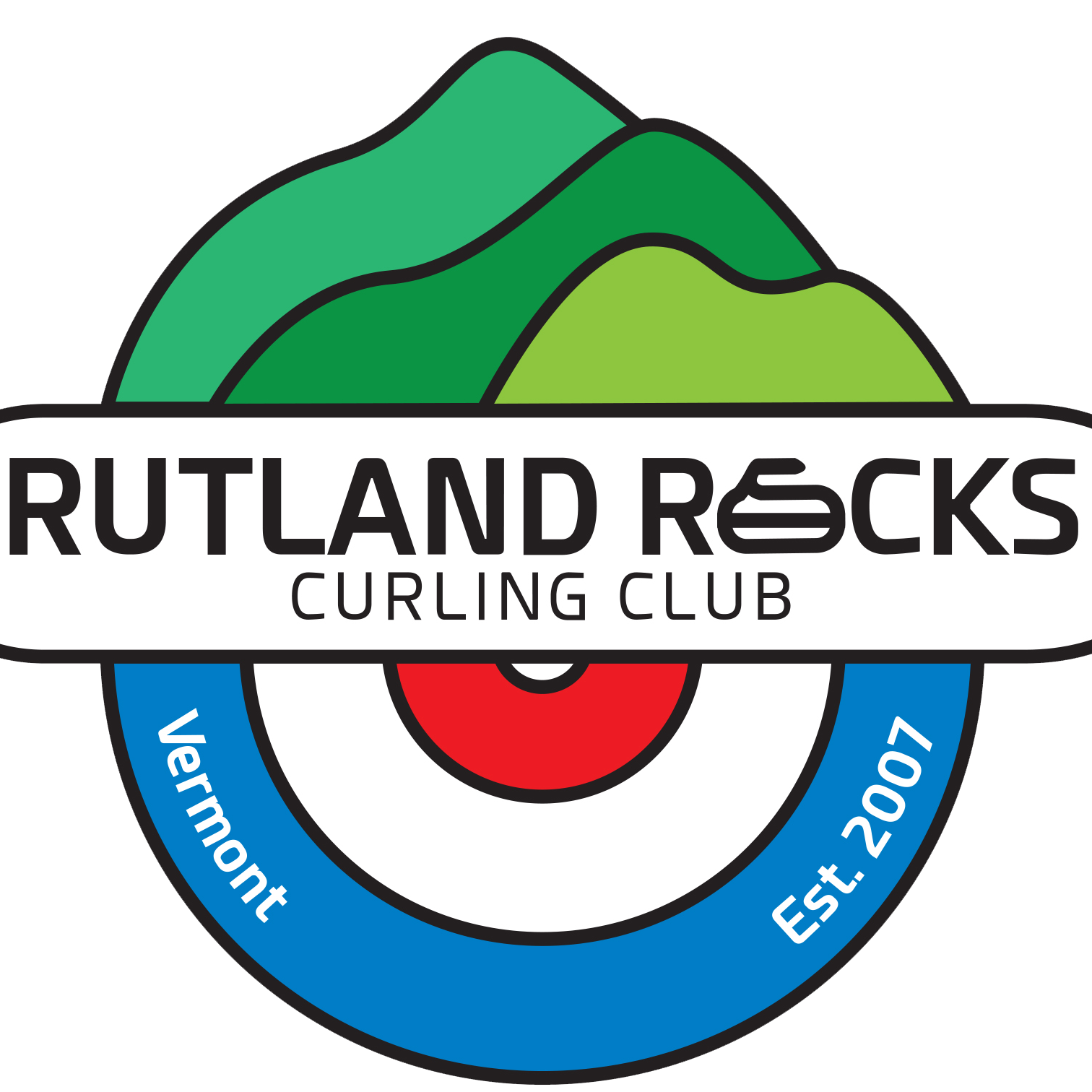 Rutland Rocks Curling Club logo
