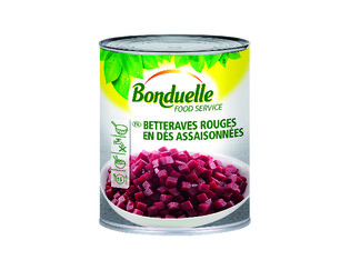 Betteraves rouge assaisonnées en cubes  4/4 Bonduelle - 530G