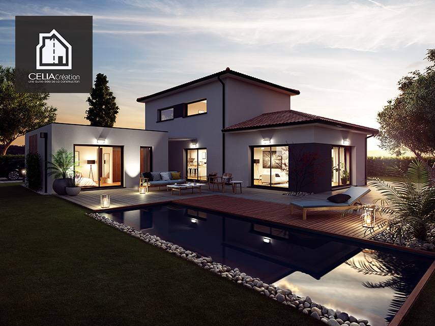 Projet de construction - Maison de 140 m² - Léguevin (31490)