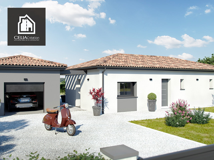 Projet de construction - Maison de 95 m² - Ségoufielle (32600)