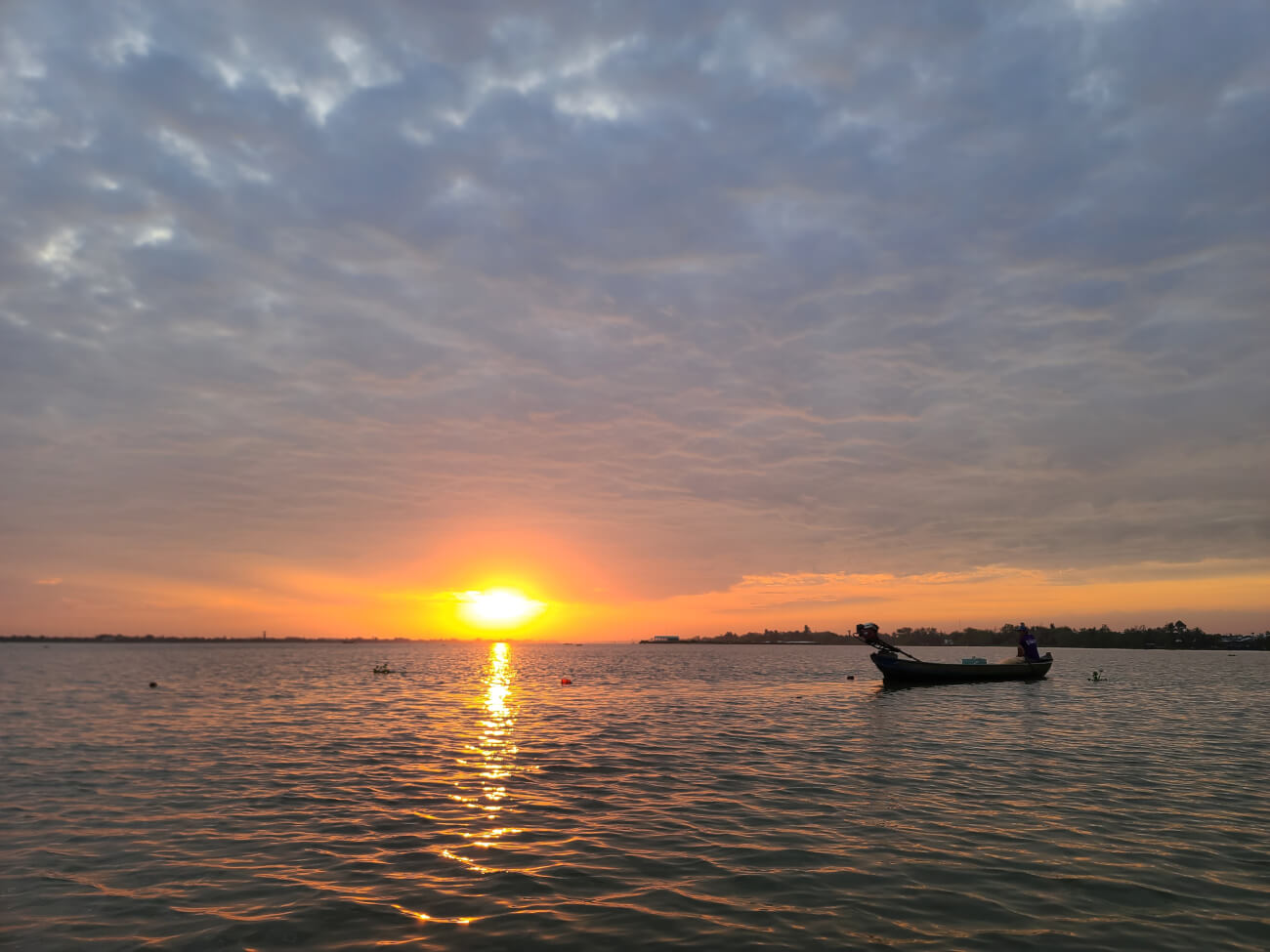 Sunrise on the Mekong river photo 2