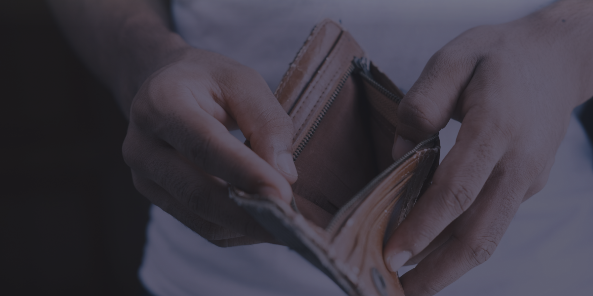 billetera sin dinero
