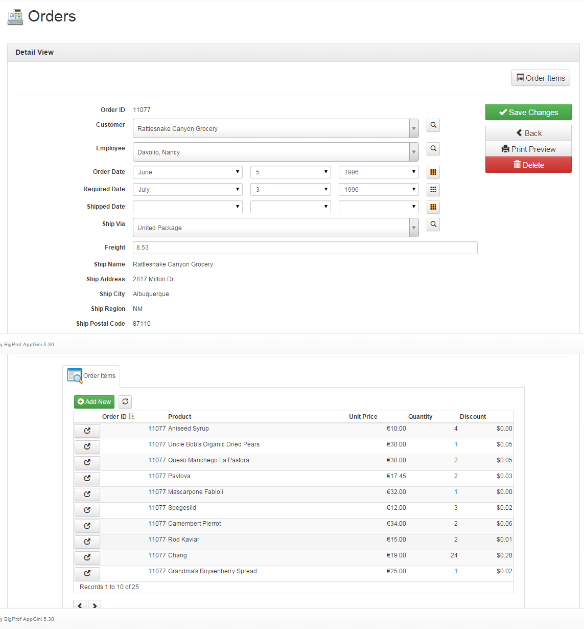 Tablespecific hooks  database applications in minutes