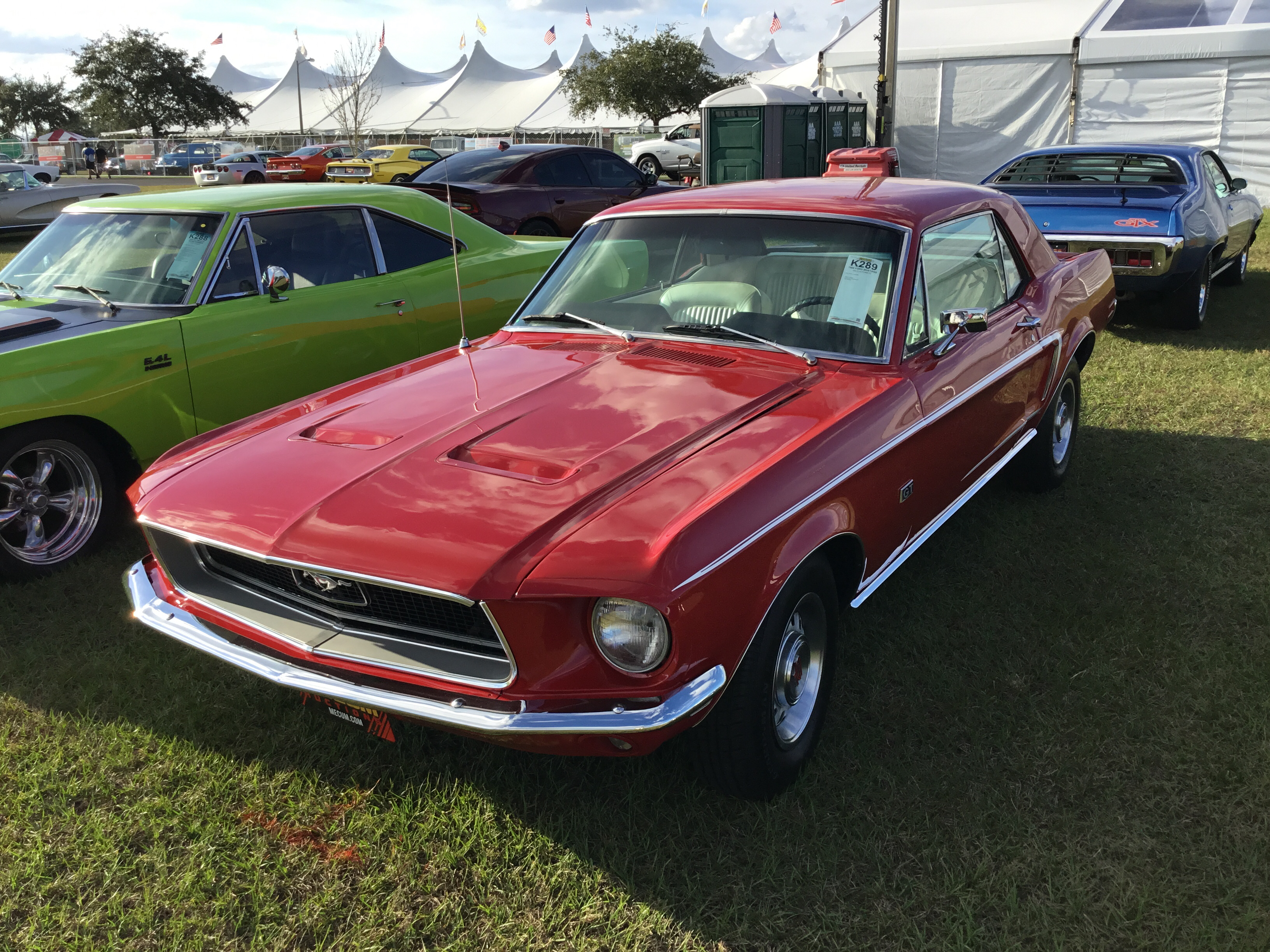 1968 Ford Mustang Coupe 8-cyl. 289cid/195hp 2bbl