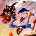 Retro Tube with Coyote and Road Runner