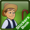 Boy who cried wolf sticker book