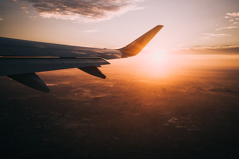 aeroplane in flight