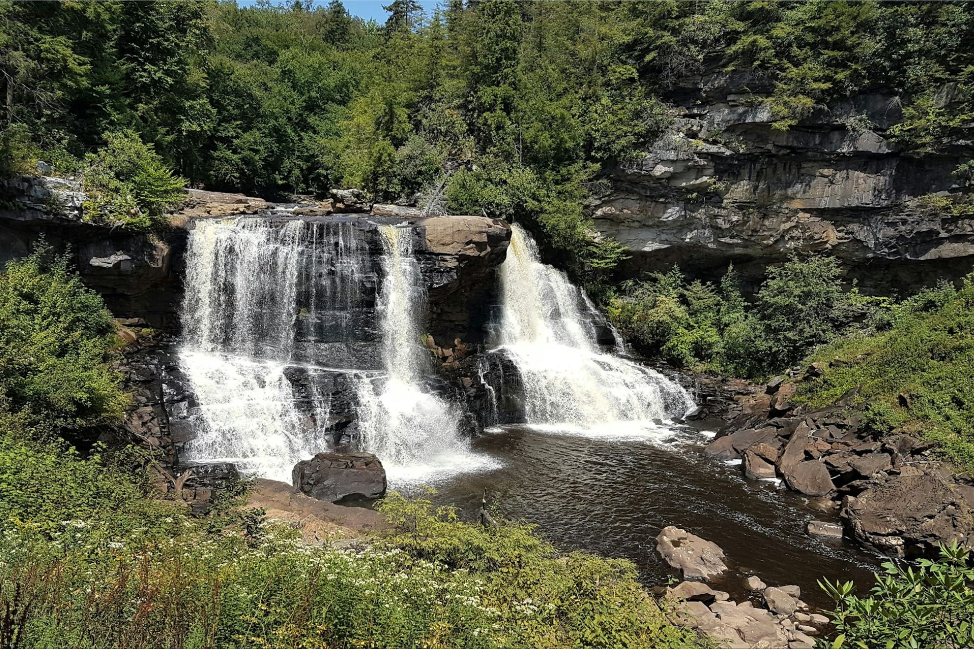 Waterfalls in Blackwater Falls