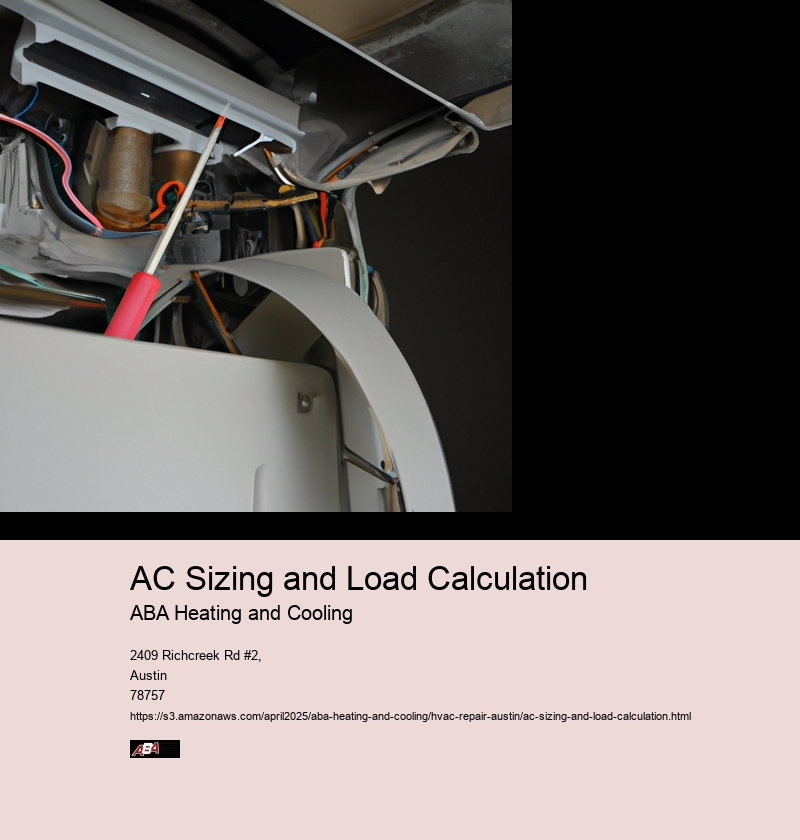 AC Sizing and Load Calculation