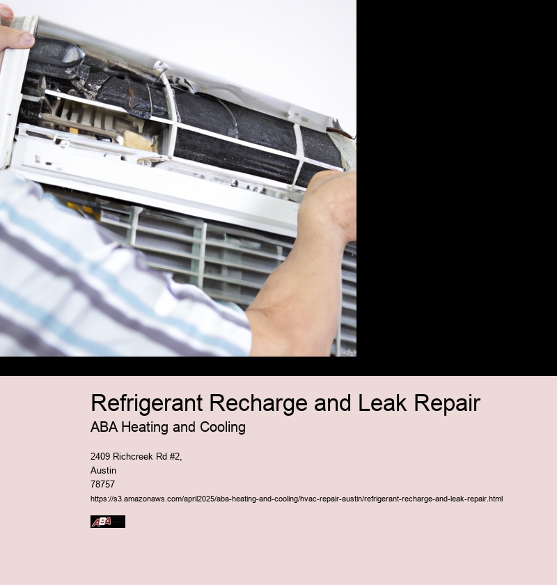 Refrigerant Recharge and Leak Repair